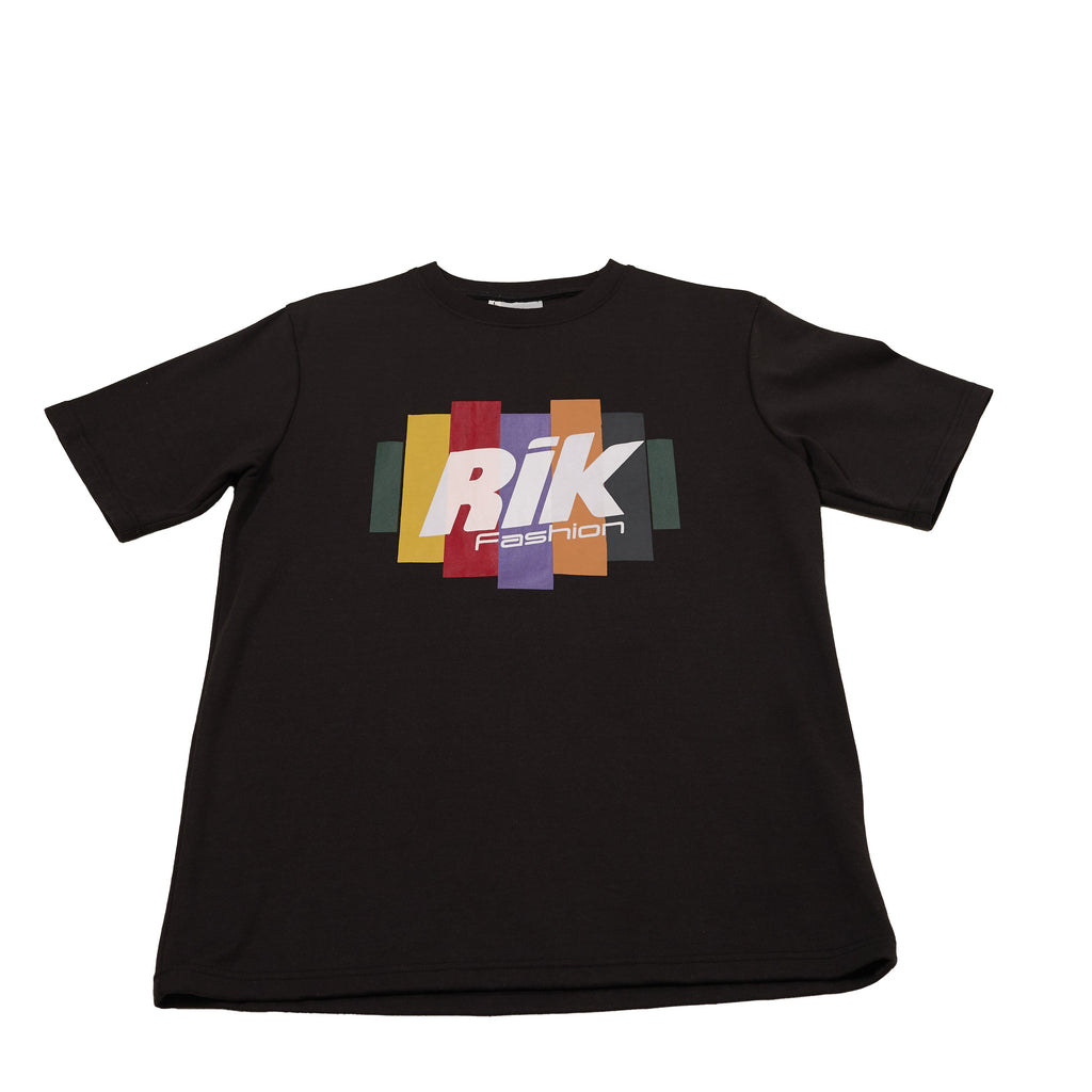 RIK Color Block - Black Tee