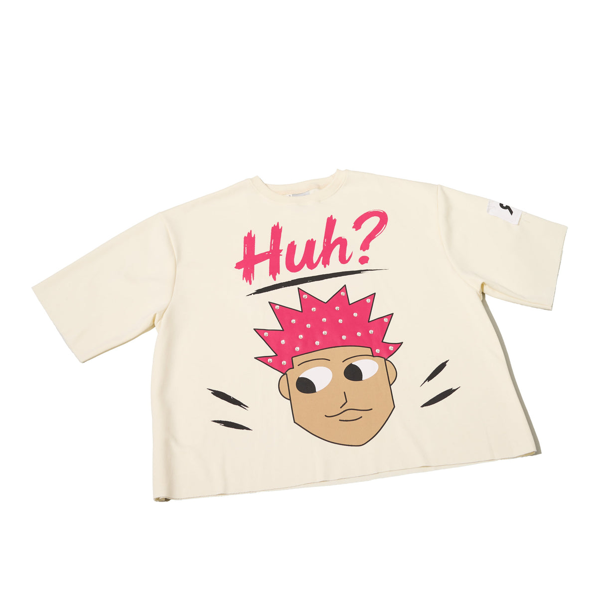 The Side-Eye Edition - Oversized Rhinestone| Gemstones Tee
